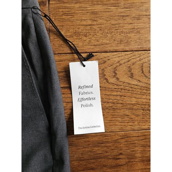 Ann Taylor Wool Blend Mid Rise Straight Leg Dress Pants Women's Size 10 NWT Gray - Picture 3 of 9